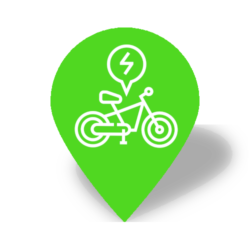 E-bike parking bay